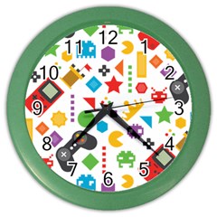 Gamer Color Wall Clock by designsbymallika