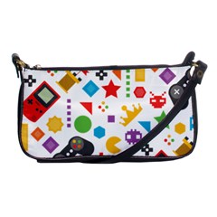 Gamer Shoulder Clutch Bag by designsbymallika