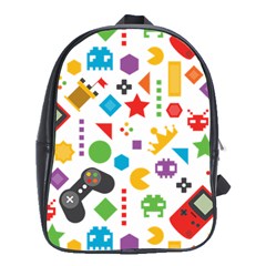 Gamer School Bag (xl) by designsbymallika