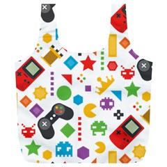 Gamer Full Print Recycle Bag (xl) by designsbymallika