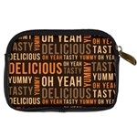 When Food Is Love Digital Camera Leather Case Back