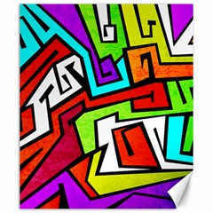 Graffitti Pattern Canvas 20  X 24  by designsbymallika