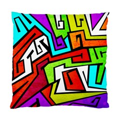 Graffitti Pattern Standard Cushion Case (one Side)