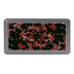 Red Dark Camo Abstract Print Memory Card Reader (mini)