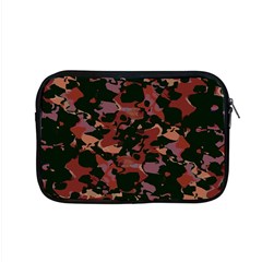 Red Dark Camo Abstract Print Apple Macbook Pro 15  Zipper Case by dflcprintsclothing