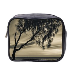 Coast Sunset Scene, Montevideo, Uruguay Mini Toiletries Bag (two Sides) by dflcprintsclothing