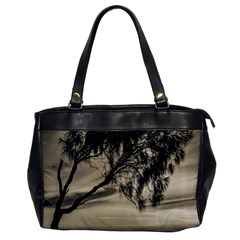 Coast Sunset Scene, Montevideo, Uruguay Oversize Office Handbag by dflcprintsclothing