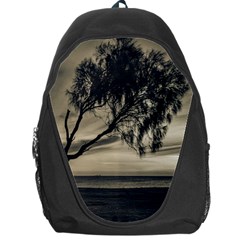 Coast Sunset Scene, Montevideo, Uruguay Backpack Bag by dflcprintsclothing