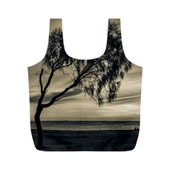 Coast Sunset Scene, Montevideo, Uruguay Full Print Recycle Bag (m) by dflcprintsclothing