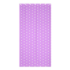 White Polka Dot Pastel Purple Background, pink color vintage dotted pattern Shower Curtain 36  x 72  (Stall) 