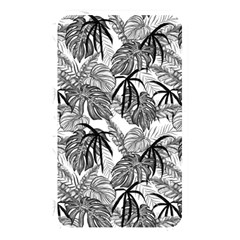 Black And White Leafs Pattern, Tropical Jungle, Nature Themed Memory Card Reader (rectangular) by Casemiro