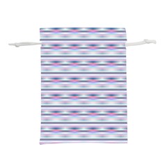 Pastel Lines, Bars Pattern, Pink, Light Blue, Purple Colors Lightweight Drawstring Pouch (s) by Casemiro