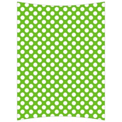 Pastel Green Lemon, White Polka Dots Pattern, Classic, Retro Style Back Support Cushion by Casemiro