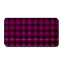 Dark Purple, Violet Tartan, Buffalo Plaid Like Pattern Medium Bar Mats by Casemiro