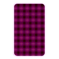 Dark Purple, Violet Tartan, Buffalo Plaid Like Pattern Memory Card Reader (rectangular) by Casemiro