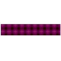 Dark Purple, Violet Tartan, Buffalo Plaid Like Pattern Large Flano Scarf  by Casemiro