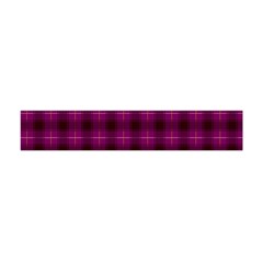 Dark Purple, Violet Tartan, Buffalo Plaid Like Pattern Flano Scarf (mini) by Casemiro