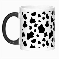 Black And White Cow Spots Pattern, Animal Fur Print, Vector Morph Mugs by Casemiro