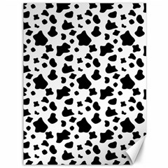 Black And White Cow Spots Pattern, Animal Fur Print, Vector Canvas 36  X 48  by Casemiro