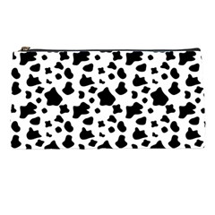 Black And White Cow Spots Pattern, Animal Fur Print, Vector Pencil Case by Casemiro