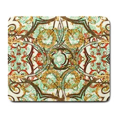 Multicolored Modern Collage Print Large Mousepads by dflcprintsclothing