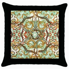 Multicolored Modern Collage Print Throw Pillow Case (black)