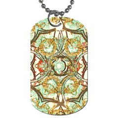 Multicolored Modern Collage Print Dog Tag (one Side)