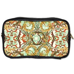 Multicolored Modern Collage Print Toiletries Bag (one Side) by dflcprintsclothing