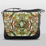 Multicolored Modern Collage Print Messenger Bag Front