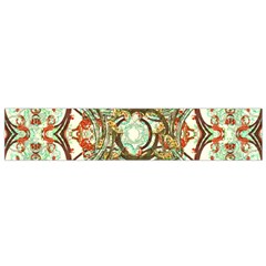 Multicolored Modern Collage Print Small Flano Scarf