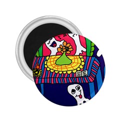 Circus Ghosts Digital 2 25  Magnets by snowwhitegirl