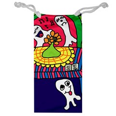 Circus Ghosts Digital Jewelry Bag by snowwhitegirl