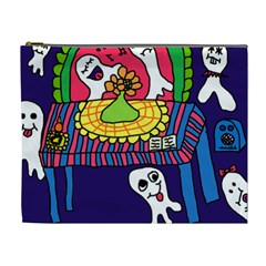 Circus Ghosts Digital Cosmetic Bag (xl)