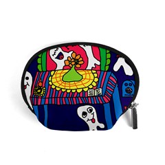 Circus Ghosts Digital Accessory Pouch (small) by snowwhitegirl