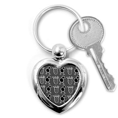 Njhb Vectorized Key Chain (heart)