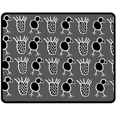 Njhb Vectorized Double Sided Fleece Blanket (medium)  by CHPALTD