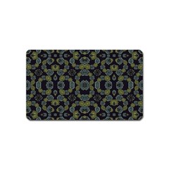 Modern Ornate Stylized Motif Print Magnet (name Card) by dflcprintsclothing