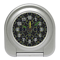 Modern Ornate Stylized Motif Print Travel Alarm Clock by dflcprintsclothing