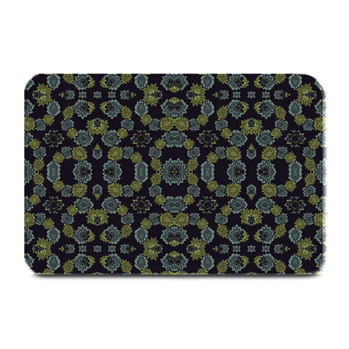 Modern Ornate Stylized Motif Print Plate Mats