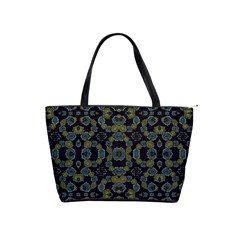 Modern Ornate Stylized Motif Print Classic Shoulder Handbag by dflcprintsclothing