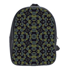 Modern Ornate Stylized Motif Print School Bag (large) by dflcprintsclothing