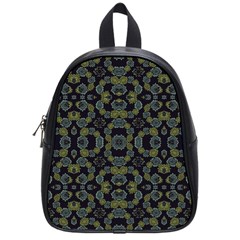 Modern Ornate Stylized Motif Print School Bag (small) by dflcprintsclothing