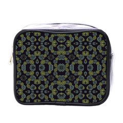 Modern Ornate Stylized Motif Print Mini Toiletries Bag (one Side) by dflcprintsclothing