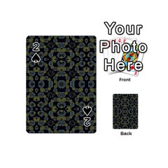 Modern Ornate Stylized Motif Print Playing Cards 54 Designs (mini)