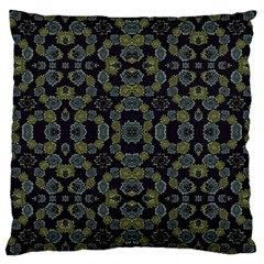 Modern Ornate Stylized Motif Print Large Cushion Case (one Side) by dflcprintsclothing