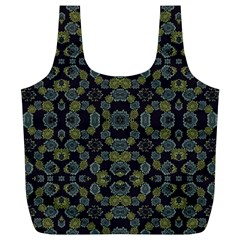 Modern Ornate Stylized Motif Print Full Print Recycle Bag (xl)