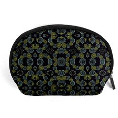 Modern Ornate Stylized Motif Print Accessory Pouch (large)