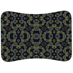 Modern Ornate Stylized Motif Print Velour Seat Head Rest Cushion by dflcprintsclothing