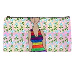 Tan Swimmer Flowerwall Pencil Case Front