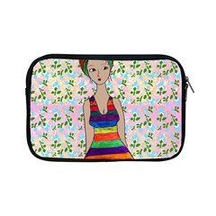 Tan Swimmer Flowerwall Apple Ipad Mini Zipper Cases by snowwhitegirl